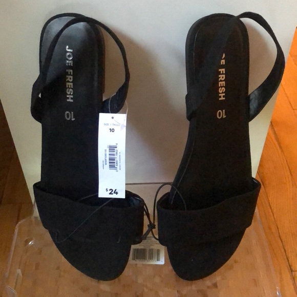 Size 10 Joe fresh slingback sandals - Picture 2 of 2